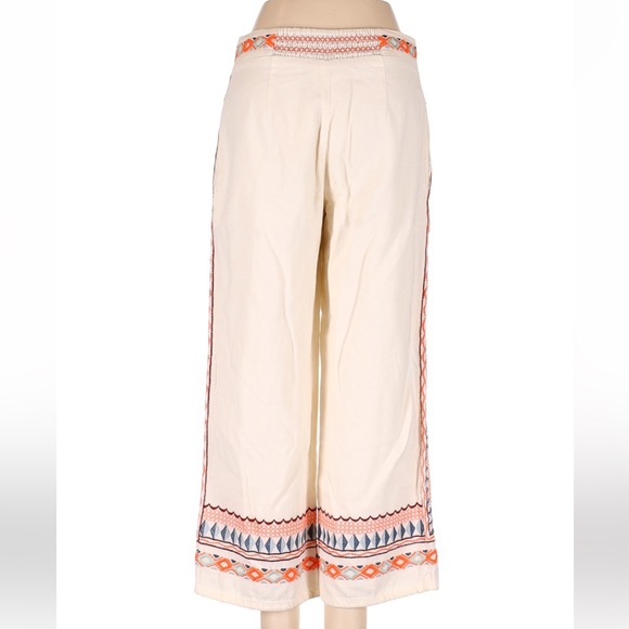 Anthropology Islander Embroidered Pants size 0 - Picture 3 of 3
